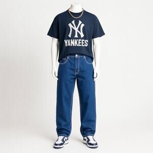Vintage Karl Kani Baggy Jeans • Y2K Streetwear Hip Hop Denim